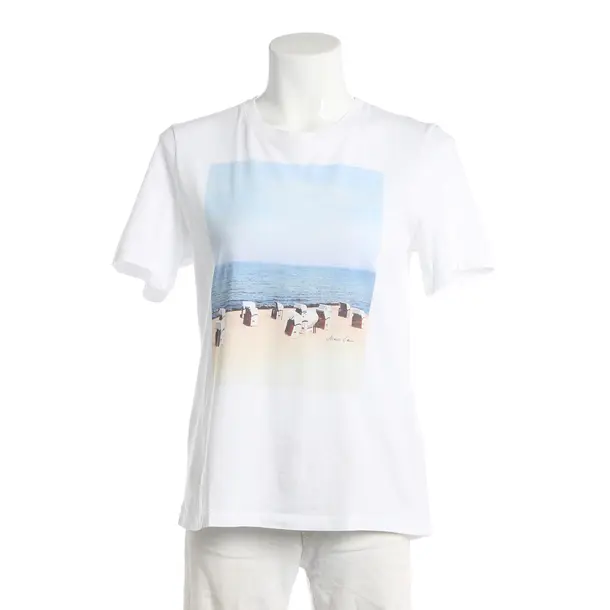 Shirt, in White, Cotton, Marc Cain