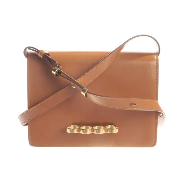 Handtasche, in Hellbraun, Leder, Alexander McQueen