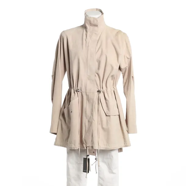 Leather Coat, in Beige, Leather, Iris von Arnim