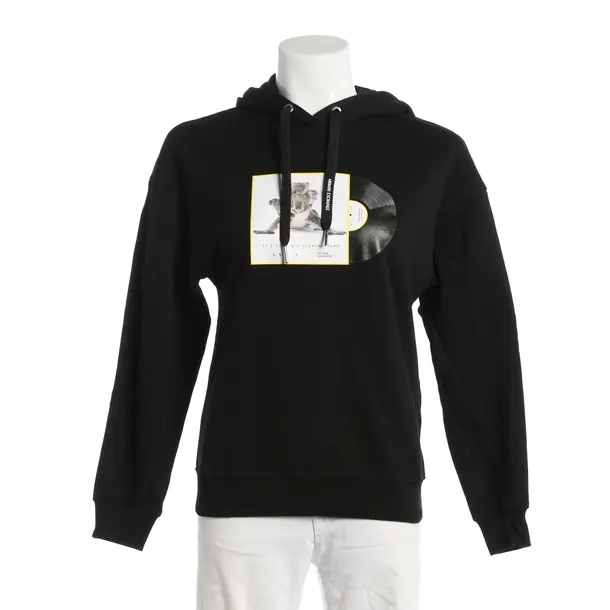 Hoodie, in Black, Cotton, Armani Exchange