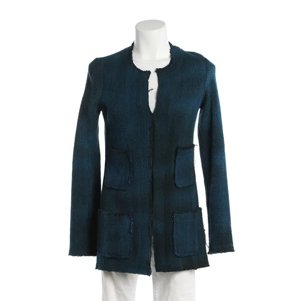 Strickjacke, in Türkis, Baumwolle, Avant Toi