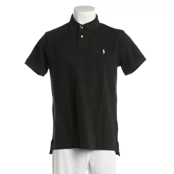 Poloshirt, in Dunkelgrau, Baumwolle, Polo Ralph Lauren