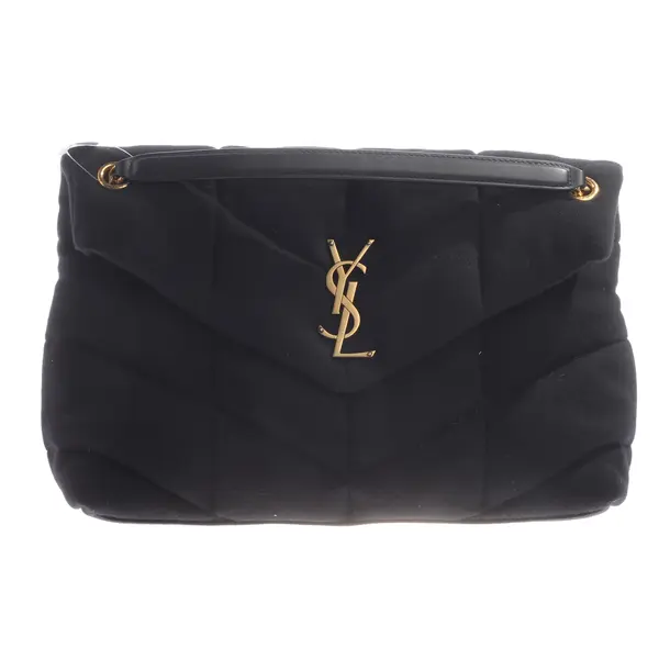 Borsa a cinture a tracolla, in Nero, Cotone, Saint Laurent