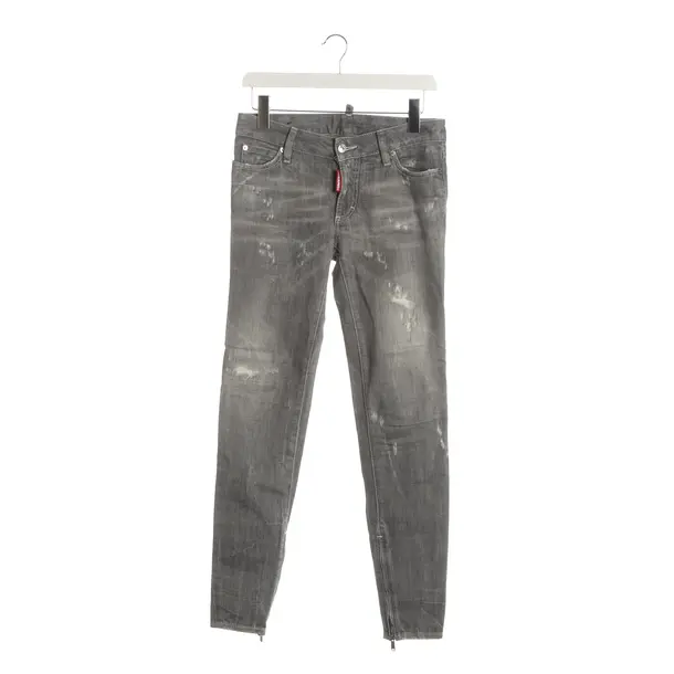 Jeans Slim Fit, in Hellgrau, Baumwolle, Dsquared