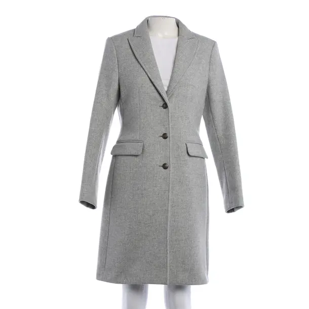 Übergangsmantel, in Hellgrau, Wolle, Tommy Hilfiger