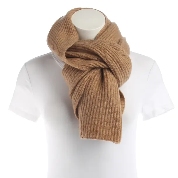 Scarf, in Light Brown, Cashmere, S.Marlon