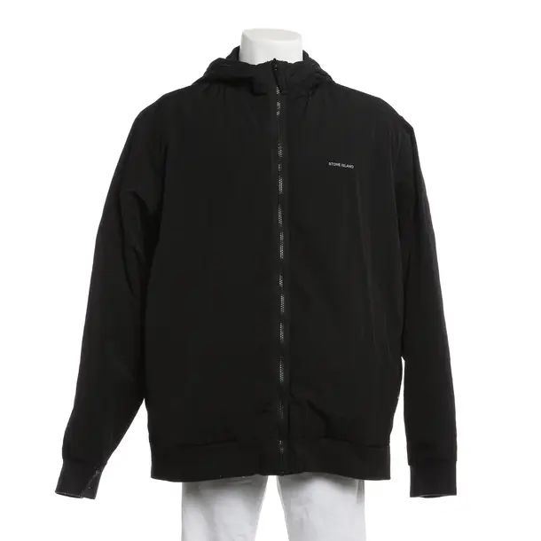Mid-Season Jacket, in Black, Cotton, Stone Island