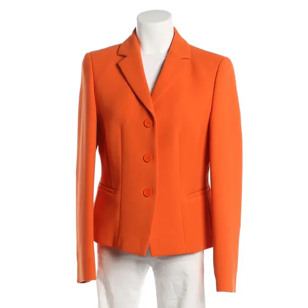Blazer, in Orange, Wolle, Strenesse