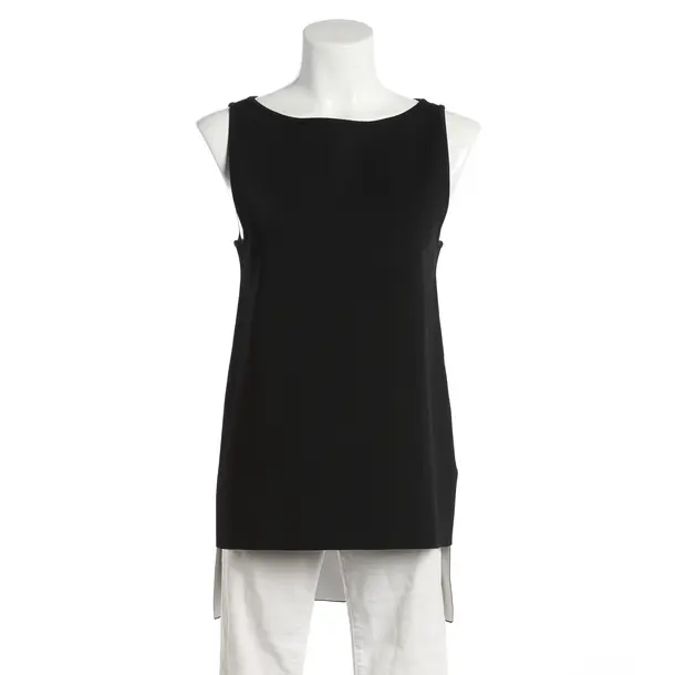 Top, in Black, Polyester, Ralph Lauren Black Label