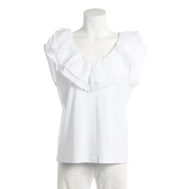 Shirt, in White, Cotton, Marc Cain
