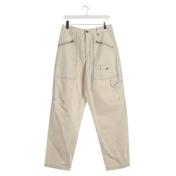 Pants, in Beige, Cotton, Isabel Marant