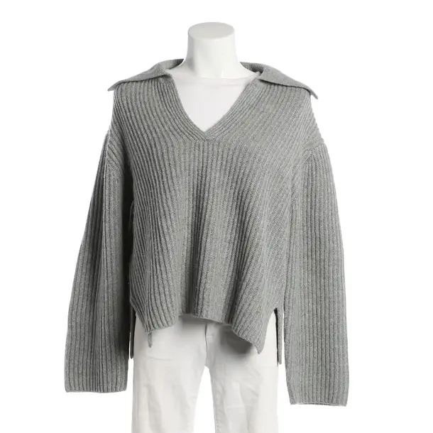 Wollpullover, in Grau, Wolle, Mos Mosh