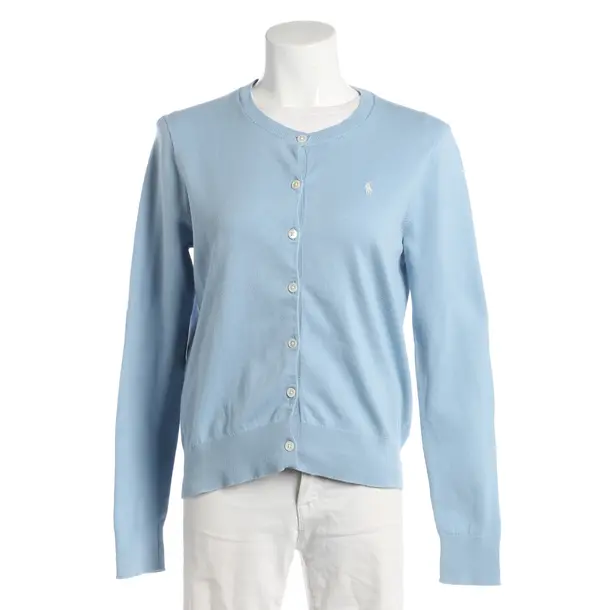 Cardigan, in Blue, Cotton, Polo Ralph Lauren