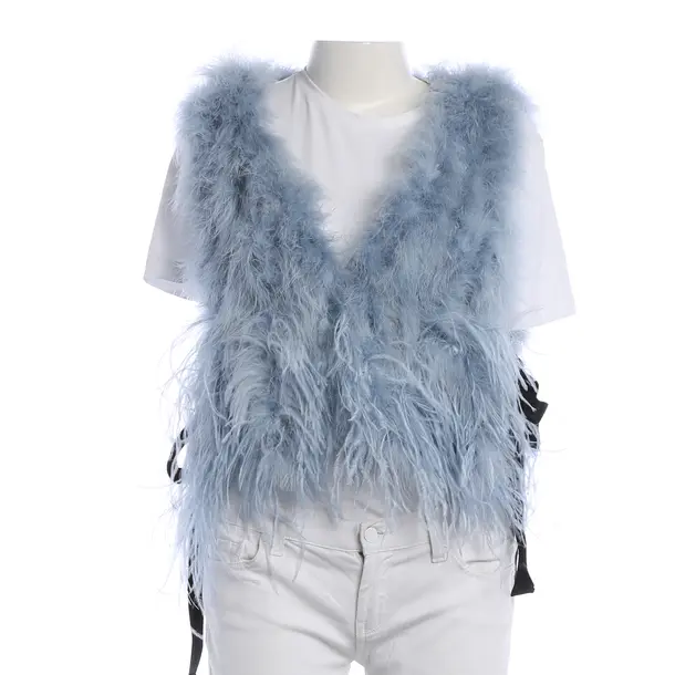 Vest, in Light Blue, Feathers, Dorothee Schumacher