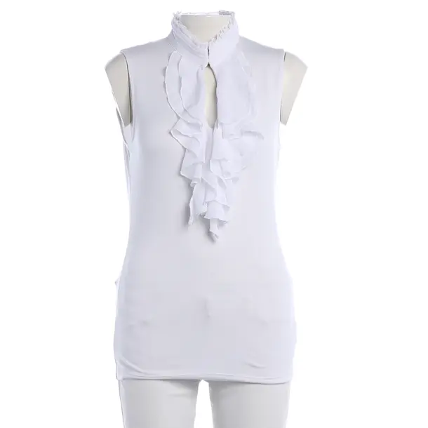 Top, in White, Viscose, Lauren Ralph Lauren