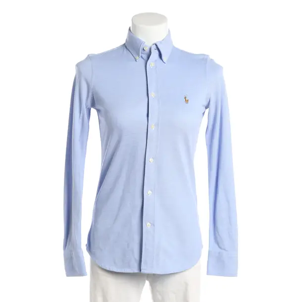 Bluse, in Blau, Baumwolle, Polo Ralph Lauren