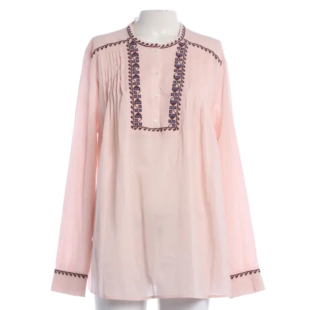 Blouse, in Light Pink, Cotton, Closed