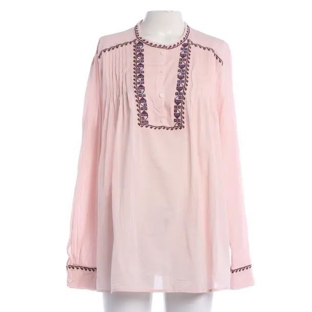 Blouse, in Light Pink, Cotton, Closed