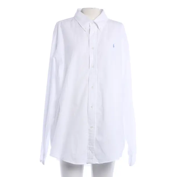 Blouse, in White, Cotton, Polo Ralph Lauren