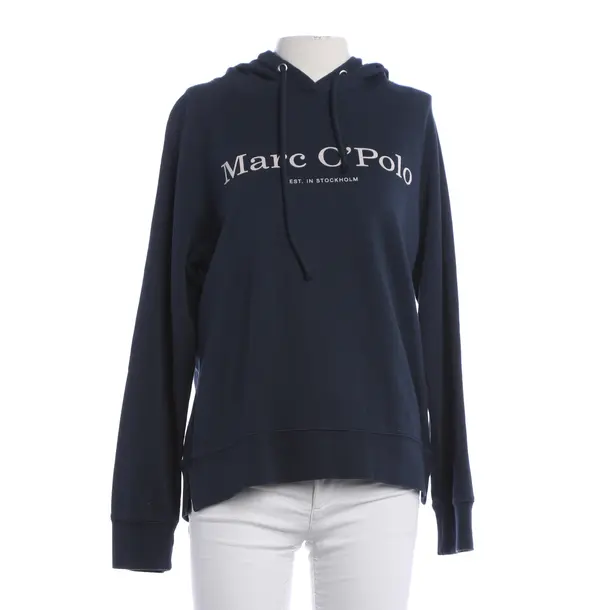 Hoodie, in Navy, Cotton, Marc O'Polo