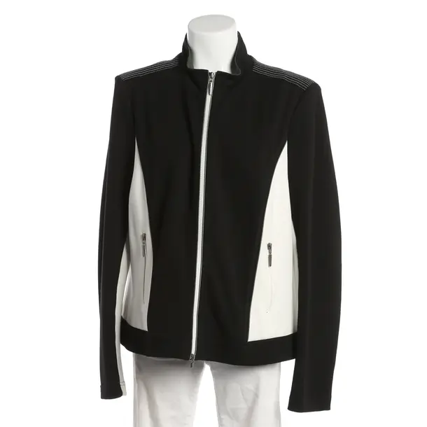 Zip-up Hoodie, in Black, Viscose, Airfield