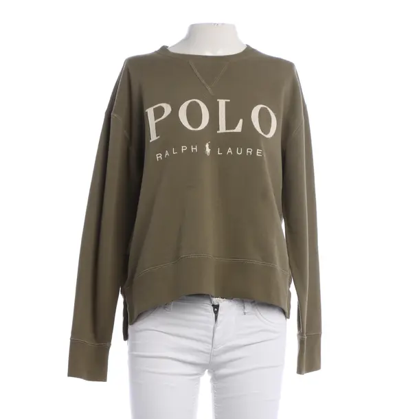 Sweatshirt, in Olive Green, Cotton, Polo Ralph Lauren