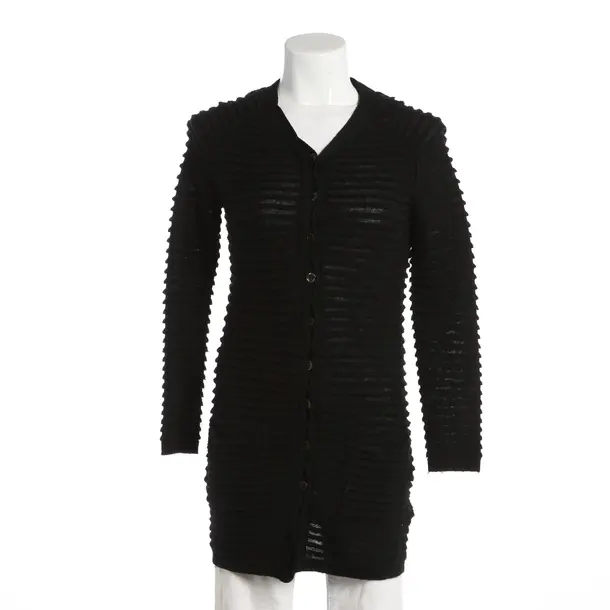 Cardigan, in Black, Wool, Hugo Boss Black Label