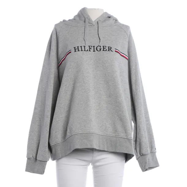 Hoodie, in Gray, Cotton, Tommy Hilfiger