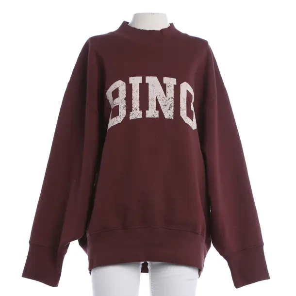 Sweatshirt, in Bordeaux, Cotton, Anine Bing