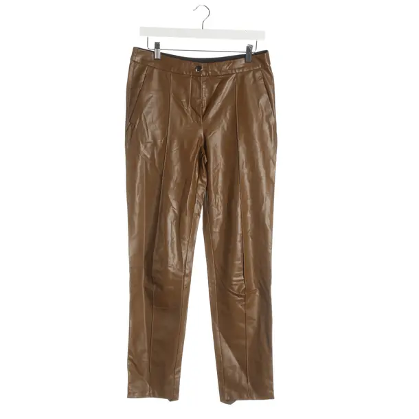 Pants, in Brown, Polyurethane, Marc Cain