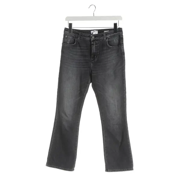 Straight Fit Jeans, in Gray, Cotton, Closed