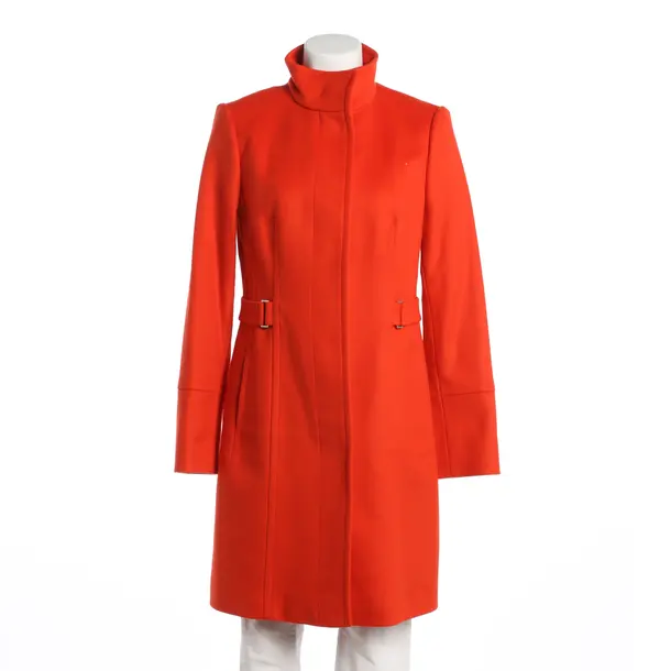 Mid-Season Coat, in Dark Orange, Wool, Hugo Boss Black Label