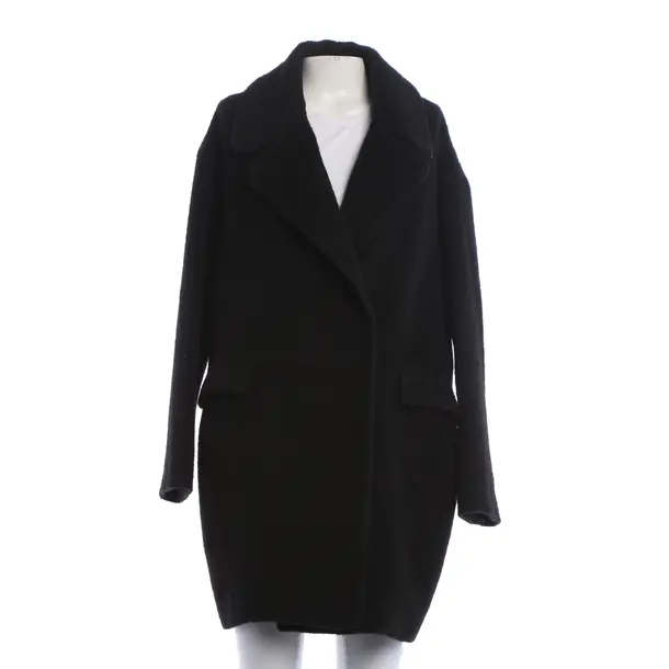 Übergangsmantel, in Schwarz, Wolle, Tagliatore