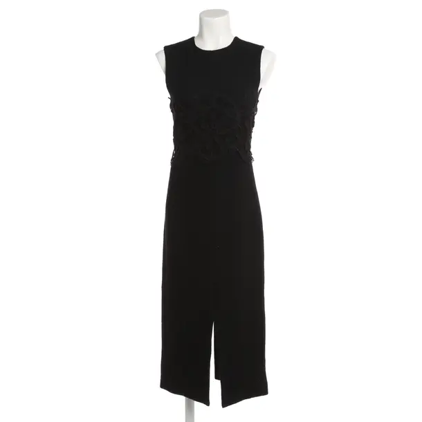 Dress, in Black, Wool, Sly 010