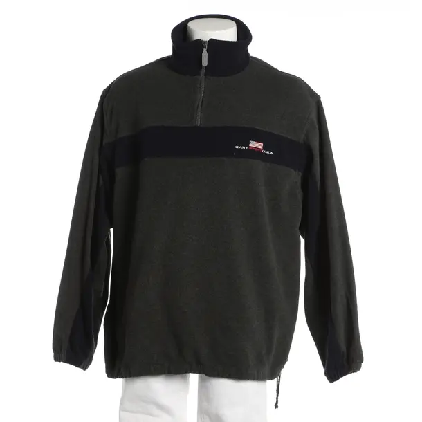 Fleeceshirt, in Dunkelgrau, Polyester, Gant