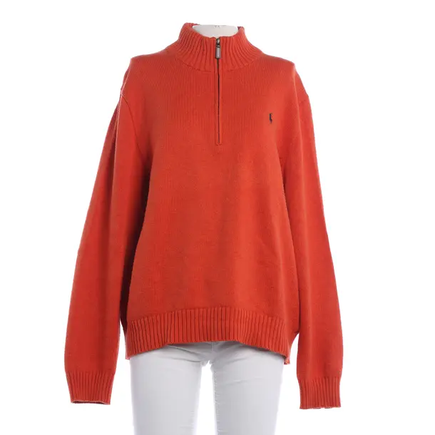 Pullover, in Dunkelorange, Baumwolle, Polo Ralph Lauren