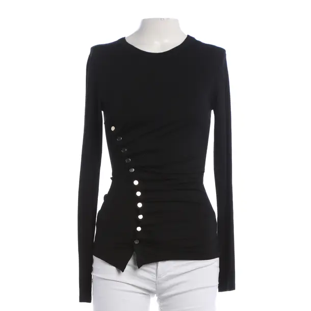 Bluse, in Schwarz, Viskose, Paco Rabanne