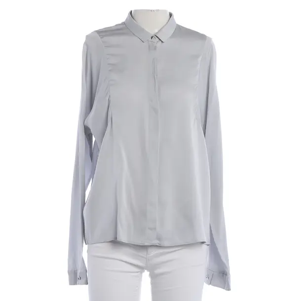 Blouse, in Light Gray, Silk, Strenesse