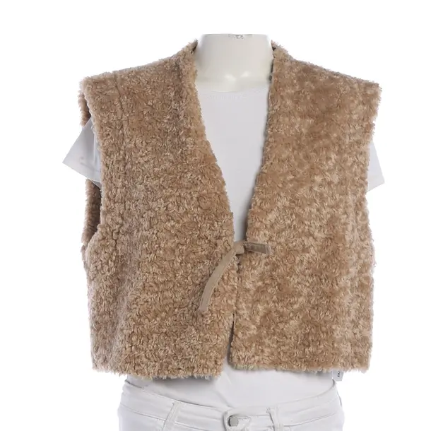 Vest, in Light Brown, Polyester, Riani