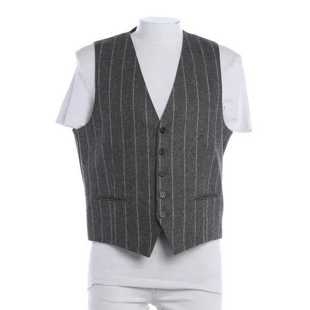 Vest, in Gray, Wool, Strenesse