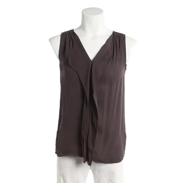 Top, in Brown, Silk, Windsor