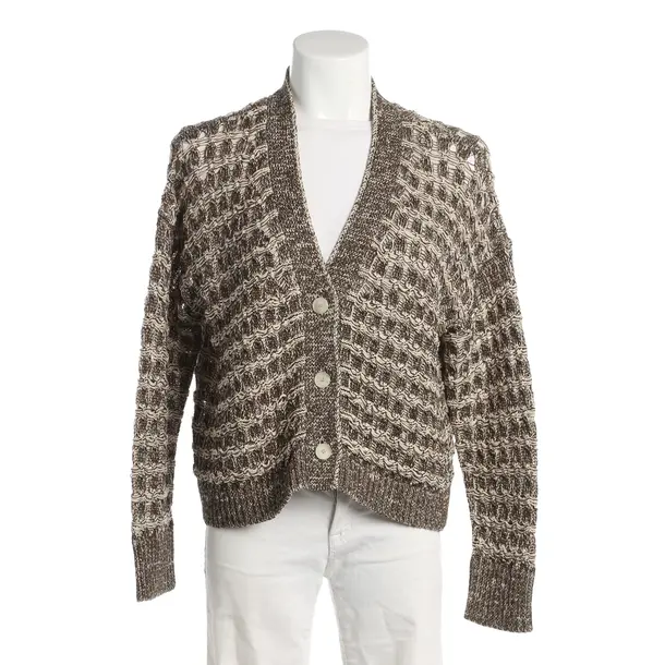 Cardigan, in Dark Brown, Cotton, Fabiana Filippi