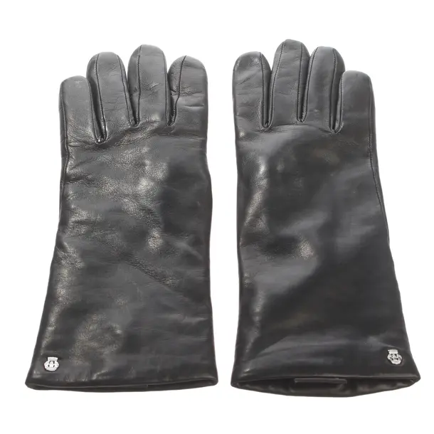 Leather Gloves, in Black, Leather, Roeckl