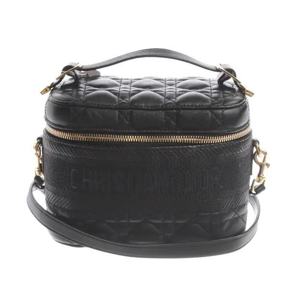Shoulder Bag, in Black, Leather, Dior