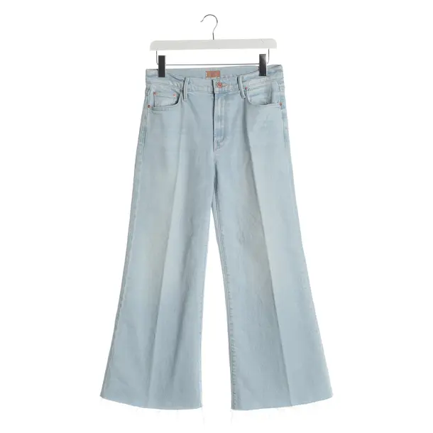 Jeans Flared, in Hellblau, Baumwolle, Mother