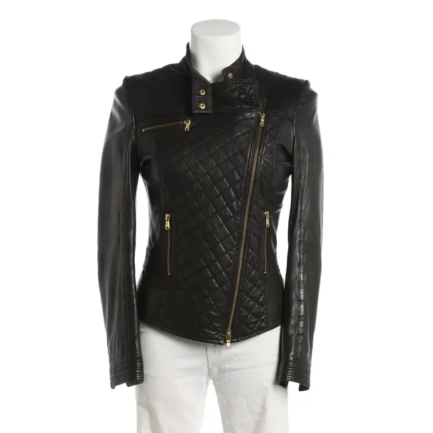LeatherJacket, in Black, Leather, Schyia