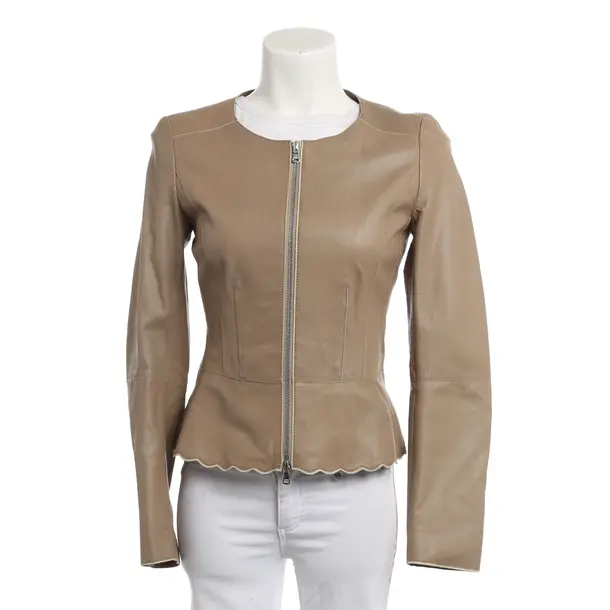 Giacca in pelle, in Marrone chiaro, Pelle, Hugo Boss Etichetta Rossa