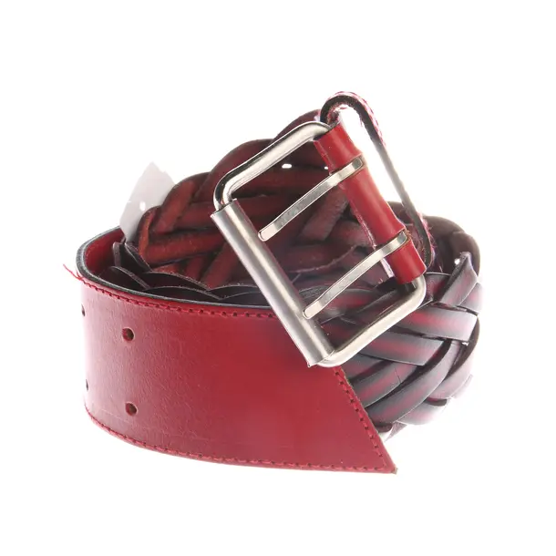 Belt, in Red, Leather, Marc Cain