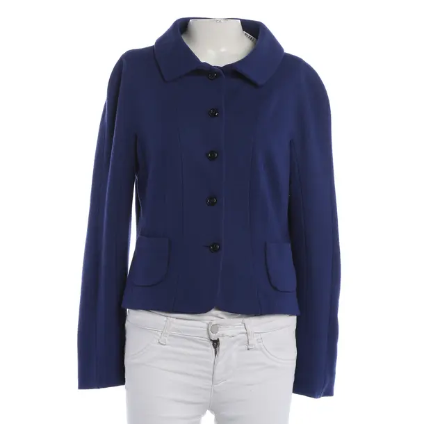 Blazer, in Blue, Wool, Marc Cain