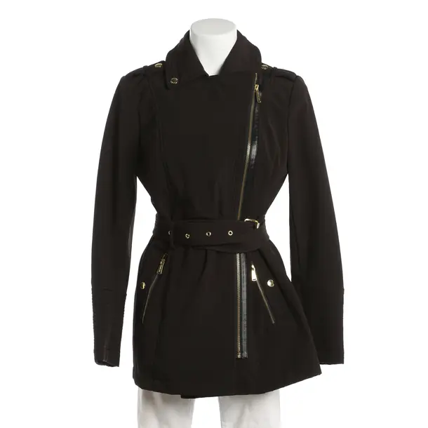 Mid-Season Coat, in Black, Polyester, Michael Kors